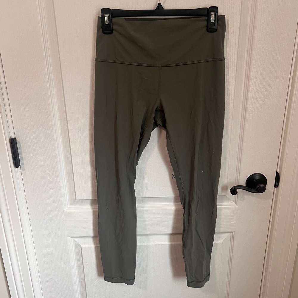 Lululemon Wunder Under High-Rise Tight Luxtreme Leggings Olive Green‎ Size 8